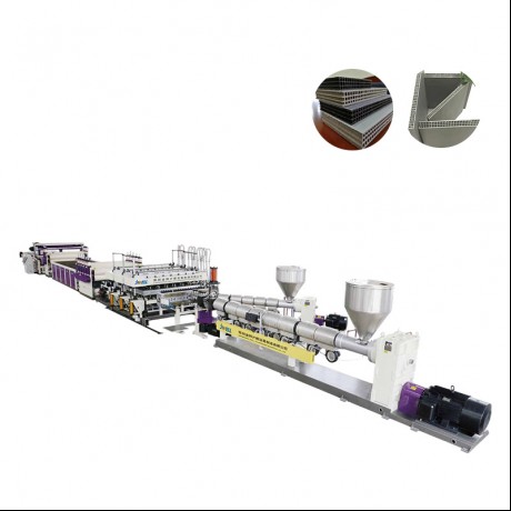 PP Hollow Building Template Board Yksi muotti kaksinkertainen ekstruusiolinja